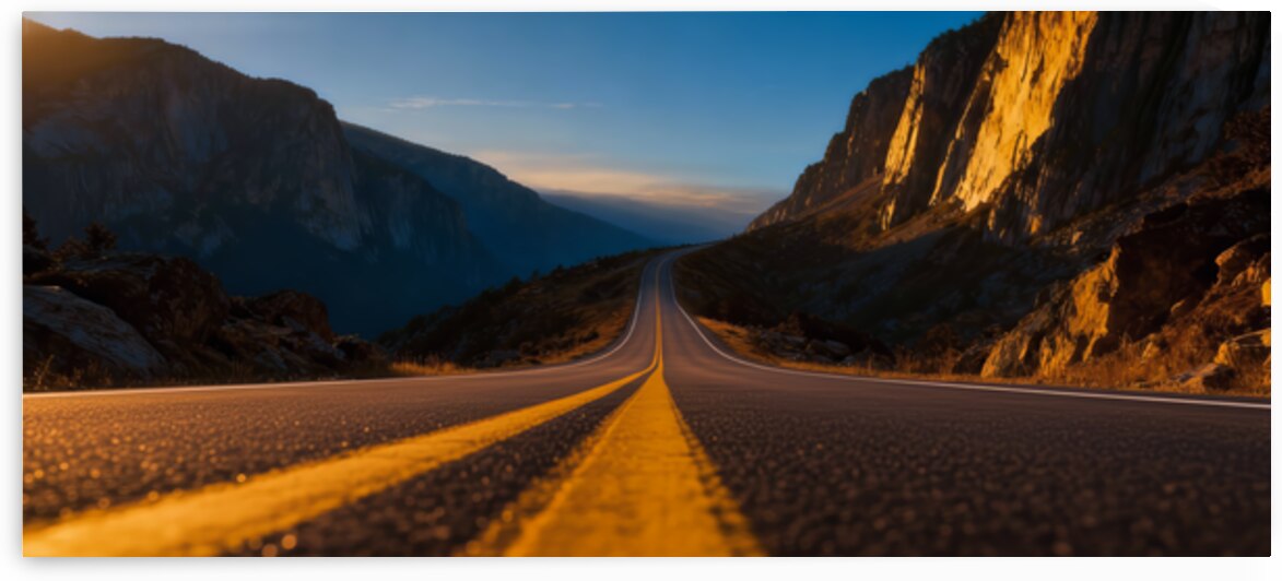 First Light on the High Pass by MotivatePrints