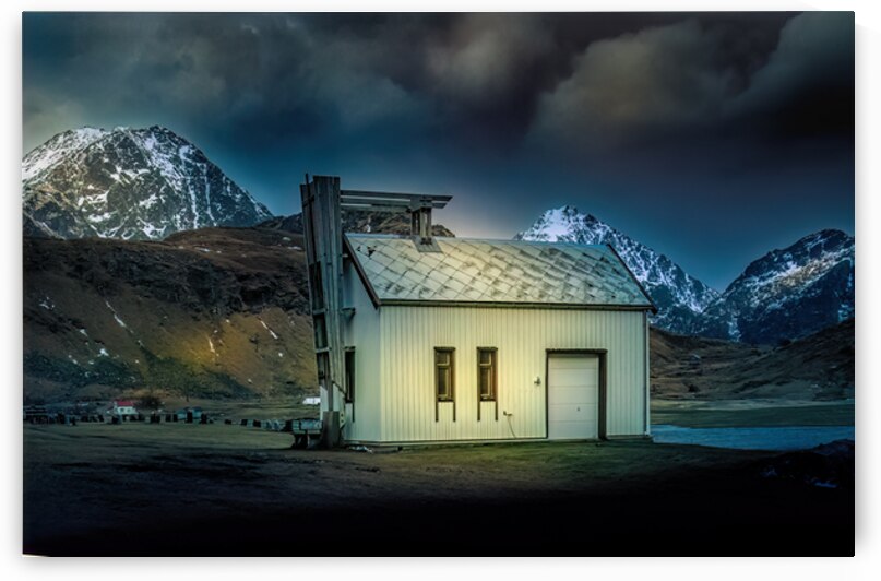 Lofoten Chapel in Winter by Norma Brandsberg Photography