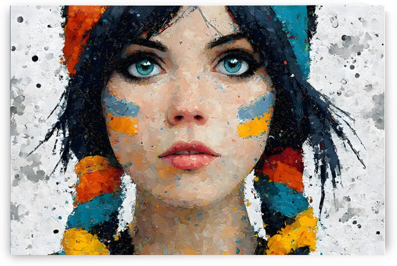 Who Told You  – Modern Portrait Print by Savage Art Prints