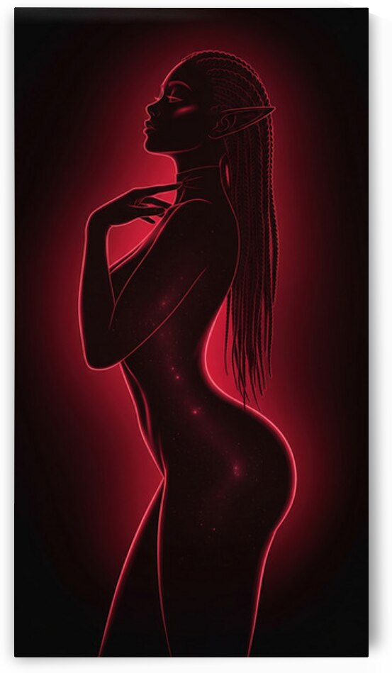 The Unveiled Starlight Elf by Sumer Paintings