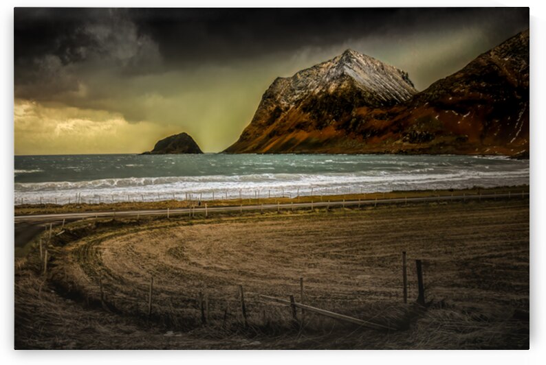 Lofoten Vik Hauklandstranda Beach by Norma Brandsberg Photography