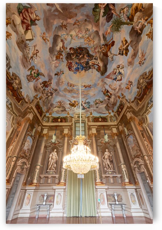 Hall of Honour Interior at Castello di Agliè Italy by Paolo Modena