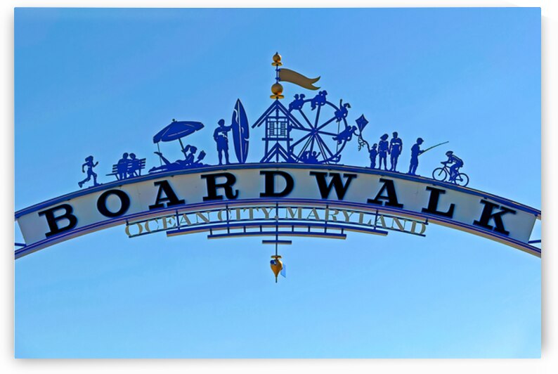 Ocean City Boardwalk Arch Center 2025 by Bill Swartwout Photography