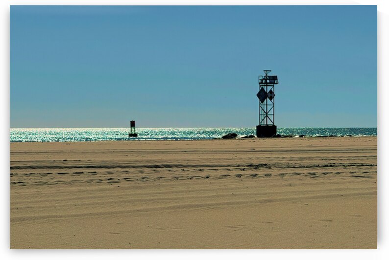 Ocean City Inlet with Sparkling Atlantic by Bill Swartwout Photography