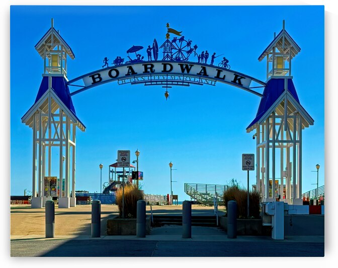 Ocean City Boardwalk Entrance Arch 2025 by Bill Swartwout Photography