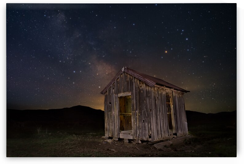 Twighlight at the Little Shack - Lassen County California by Mike Lee