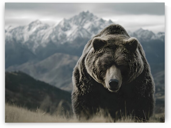 Summit Guardian – Kodiak Bear Print by Savage Art Prints