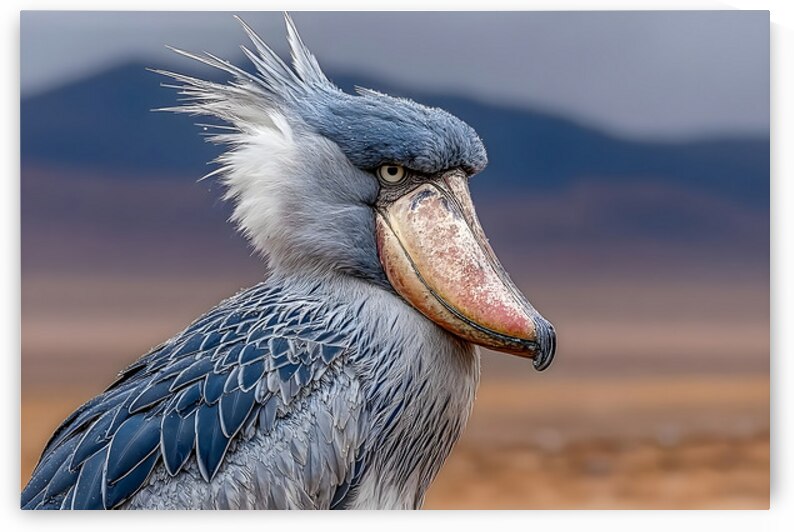 Iron Beak – Shoebill Stork Print by Savage Art Prints