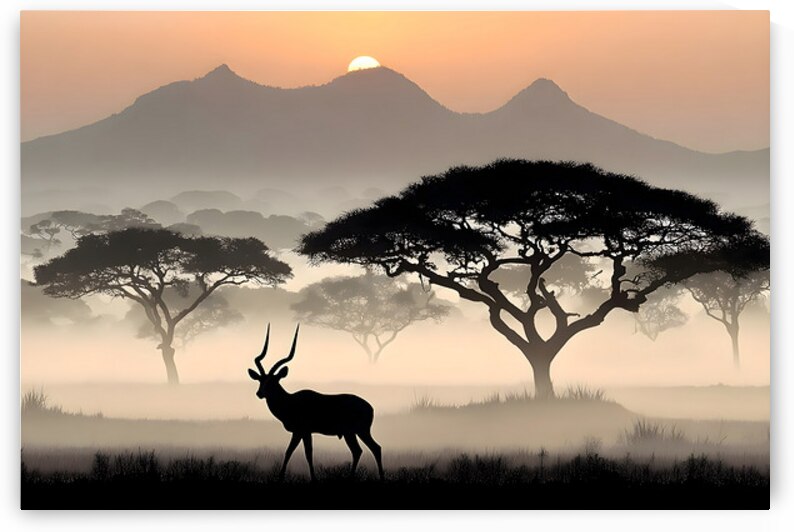 Whispering Plains – Saola Print by Savage Art Prints