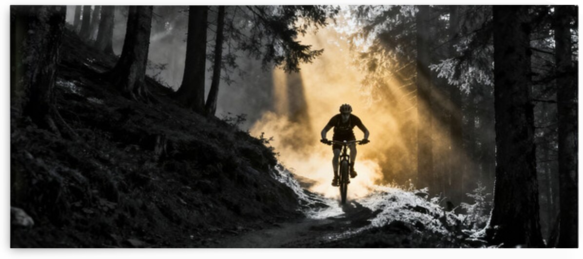 Into the Light The Ascent Through Shadows by MotivatePrints