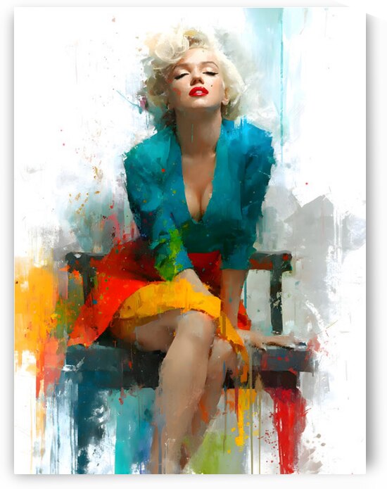 Icon in Color – Modern Muse Print by Savage Art Prints
