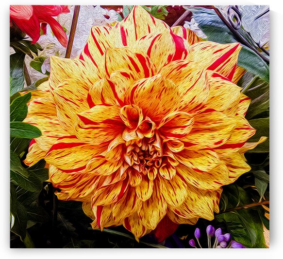 Flaming Petals by Blaine Stoner