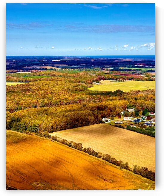 Delmarva Farmlands Autumn Landscape by Bill Swartwout Photography