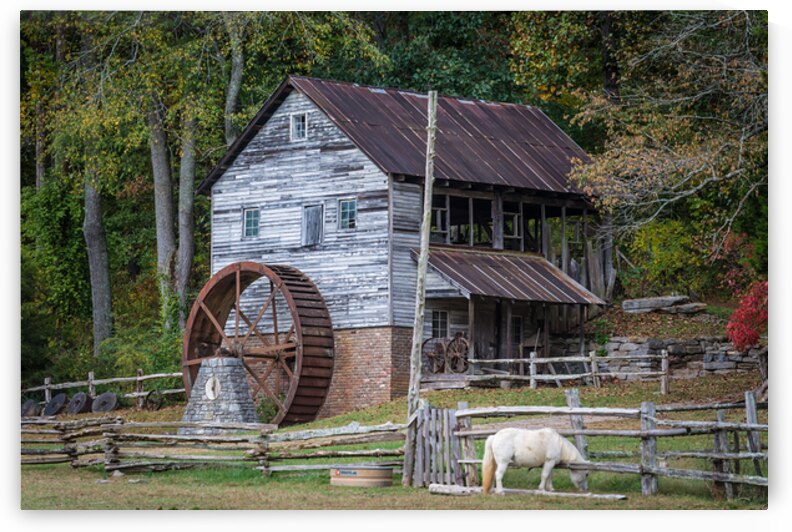 Historic Grist Mill - Appalachia - Clinton Tennessee  by Gary Whitton