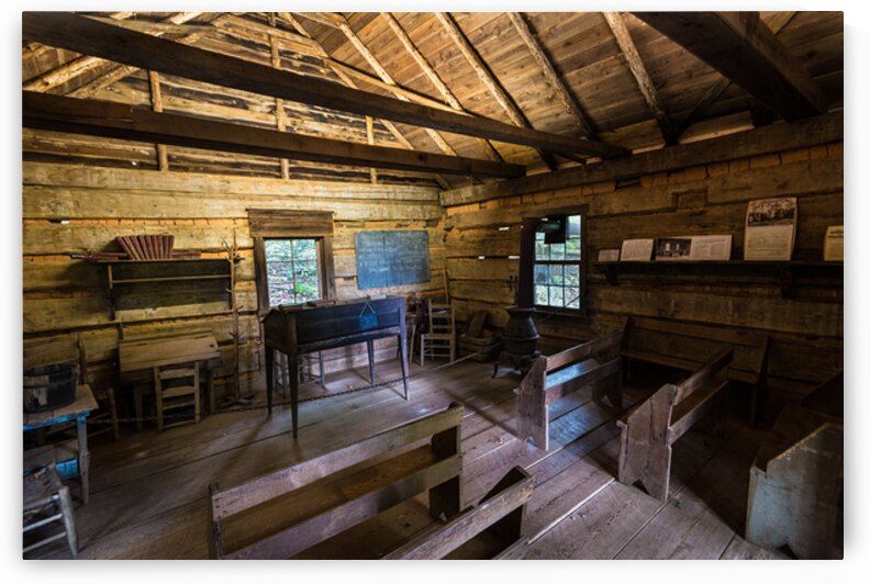 Historic Big Tater Valley School House - Clinton Tennessee  by Gary Whitton