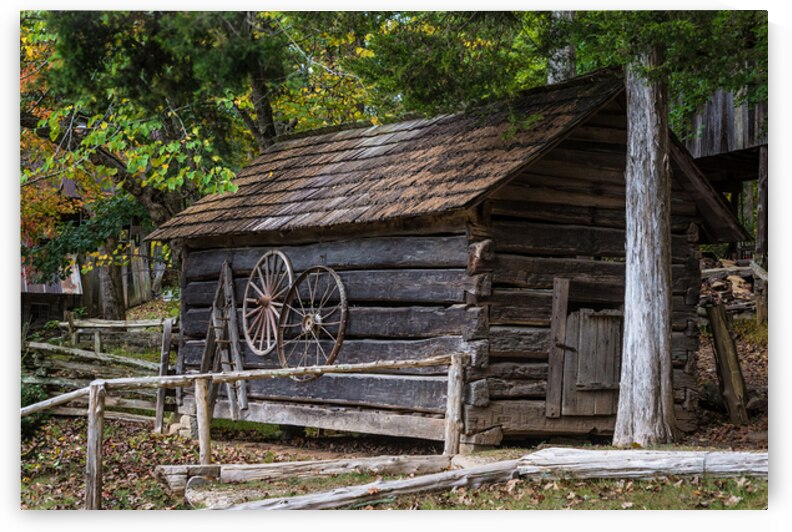 Historic Wooden Storage Shed - Appalachia - Clinton Tennessee by Gary Whitton