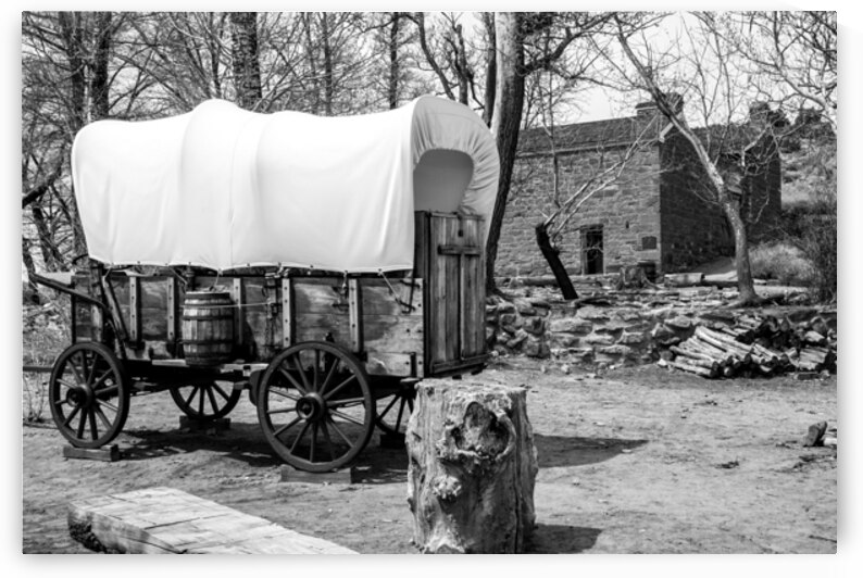 Pioneer Wagon - Pipe Springs National Historic Monument - Arizona by Gary Whitton