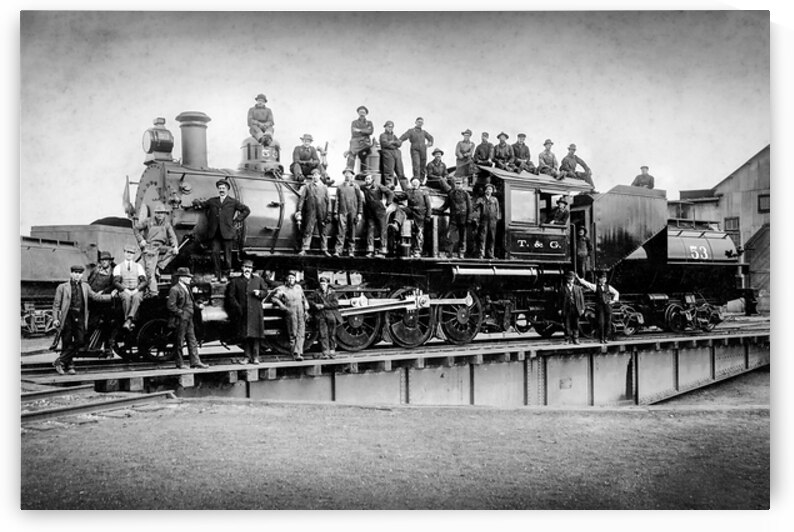 Historic Tonopah and Goldfield Steam Locomotive 53 by Shelia Hunt Photography