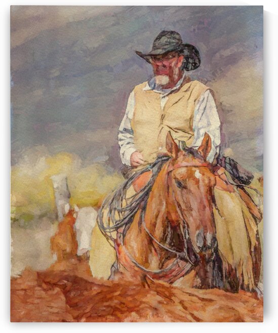 An America Rancher by Susan Humphrey Art