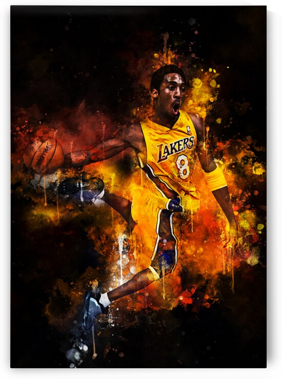 Kobe Bryant LA Lakers 2 by David Pup
