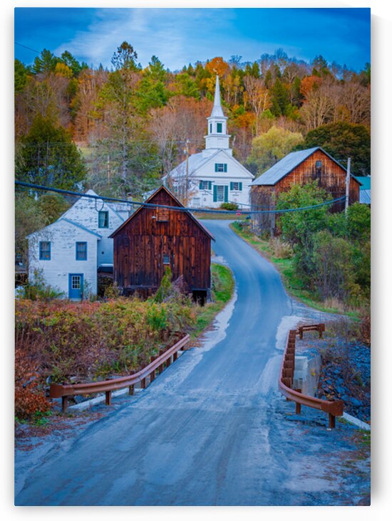 Autumn Village Charm by Geoffrey Prior