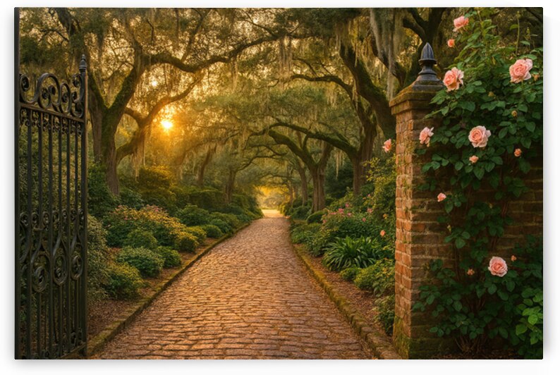Lowcountry Charleston Garden Path by Shelia Hunt Photography
