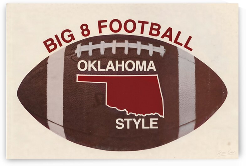 1970s Big Eight Football Oklahoma Style by Row One Brand