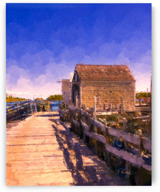 Ready for the Day’s Catch – Blue Rocks Nova Scotia by Paul Newman Studio