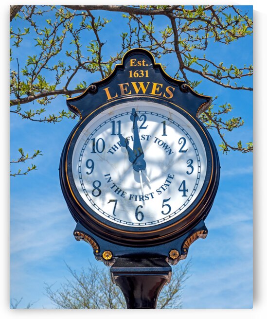 First Town First State Clock by Bill Swartwout Photography