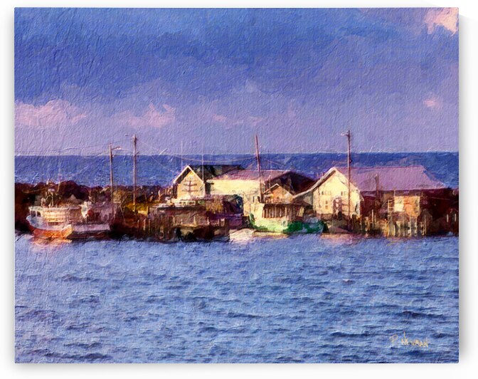 The Morning View from Home – Fishing Village Hunts Point Nova Scotia by Paul Newman Studio