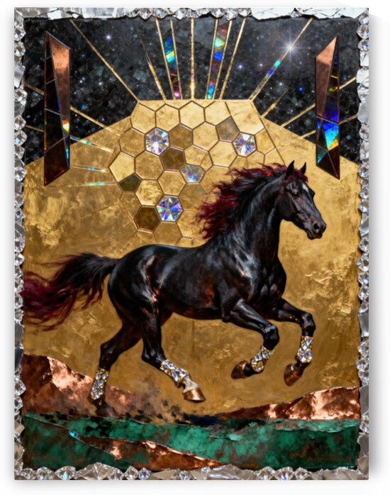 The Diamond Mane by Sumer Paintings