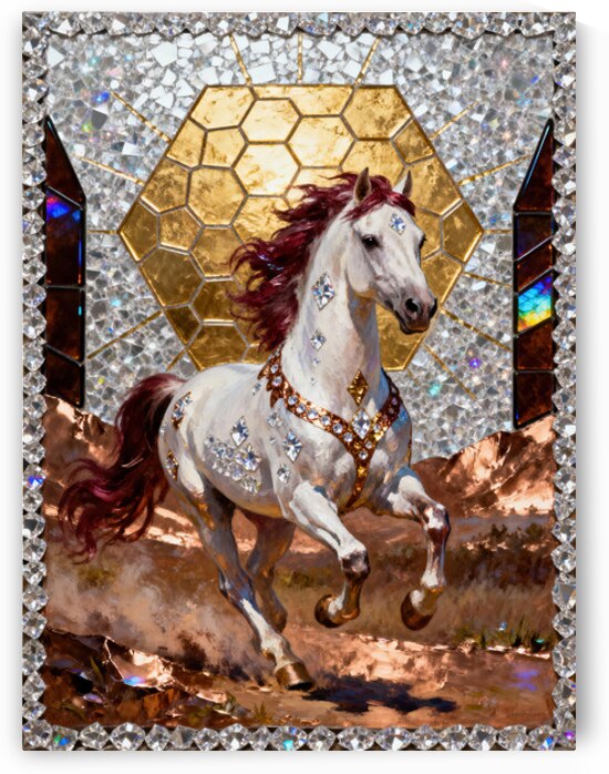 Cosmic Stallion by Sumer Paintings