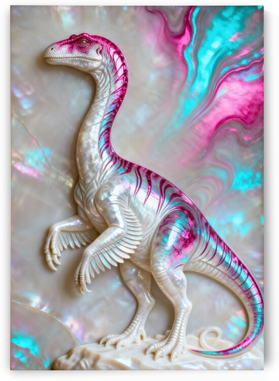 Mesozoic Jewels: The Ornitholestes Hermanni by Sumer Paintings