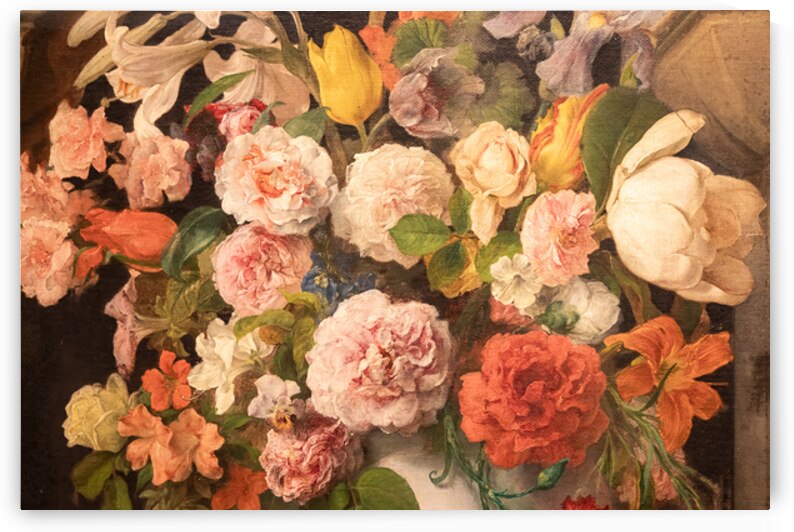 Vintage baroque flowers background by Paolo Modena