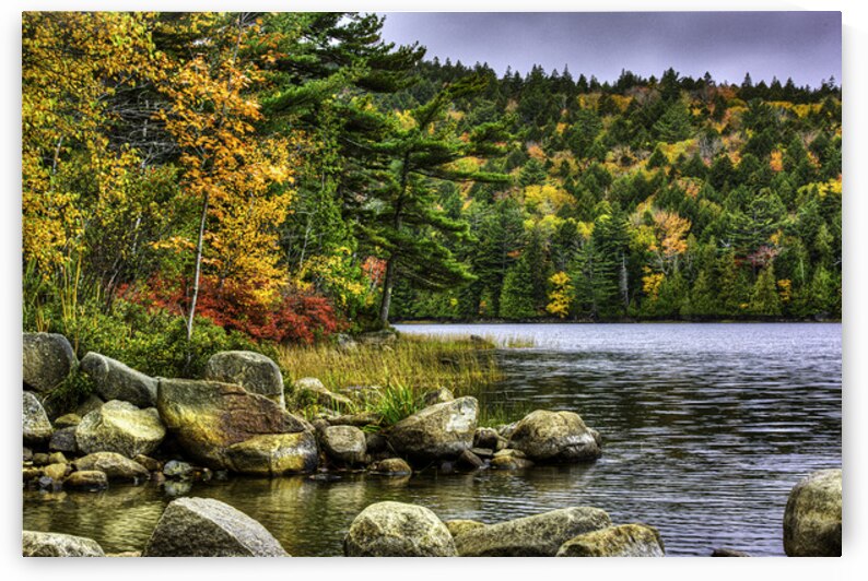 Jordan Pond Boat Ramp by Gary M Slane