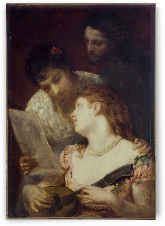 La musique music party by Mary Cassatt