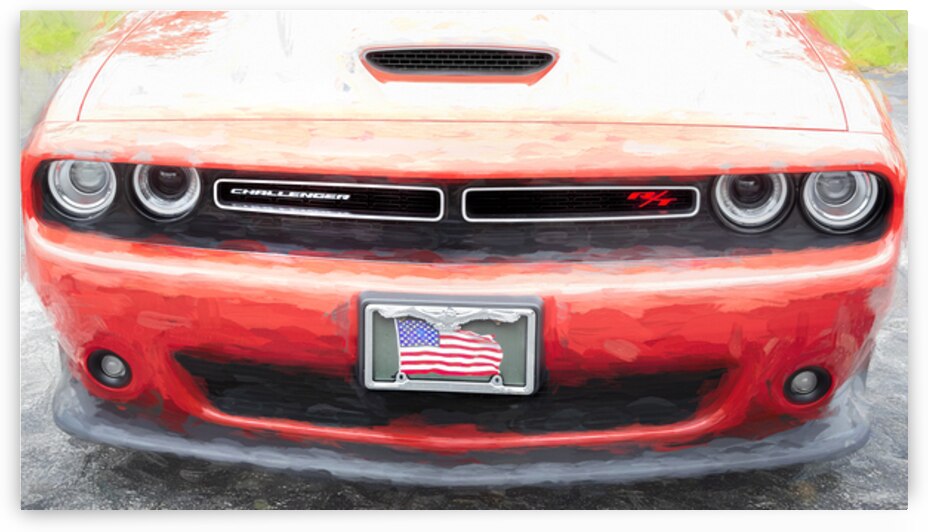 2016 Red Dodge Challenger RT X1 2 by Rich Franco