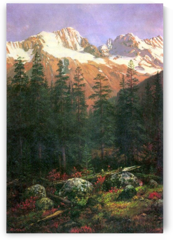 Canadian Rockies by Bierstadt