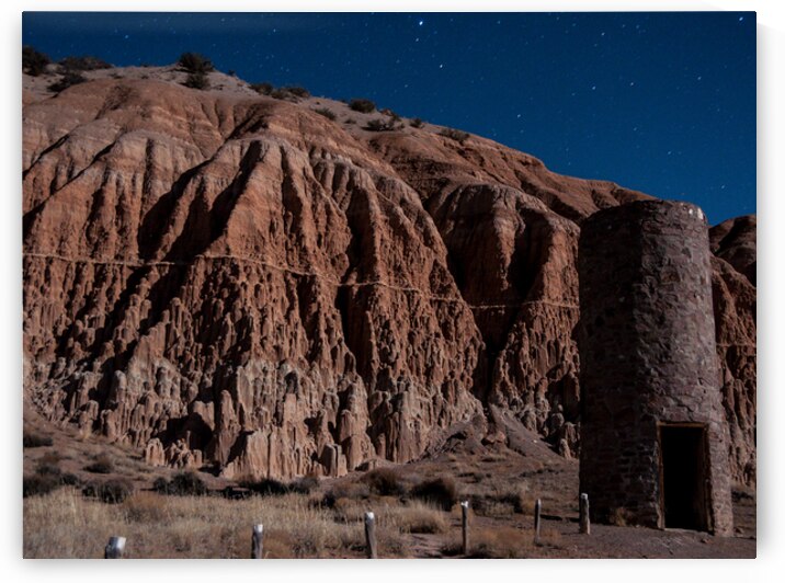 Cathedral Gorge Nightscape - Panaca Nevada by Gary Whitton