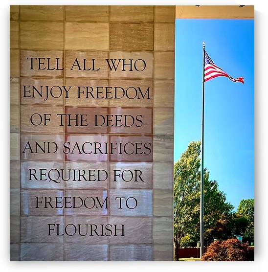 Freedom Flag by Bill Swartwout Photography