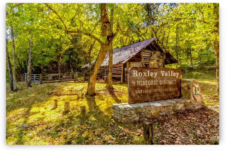 Boxley Valley Historic District  Painterly by Jennifer White