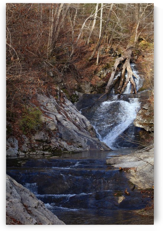 Winters Waterfall by The NC Geek