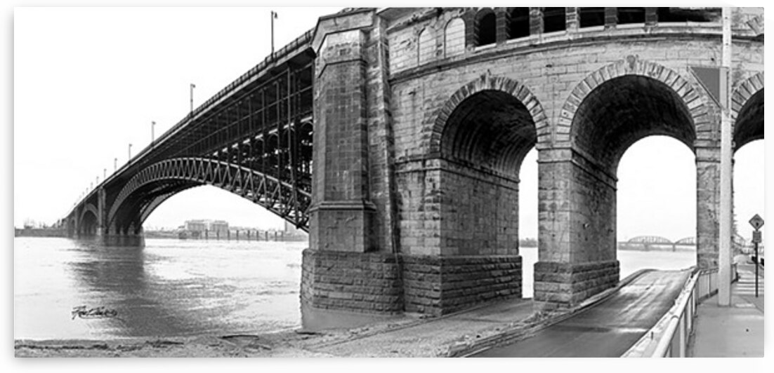 St Louis 256x120 bw big by Big Acrylic
