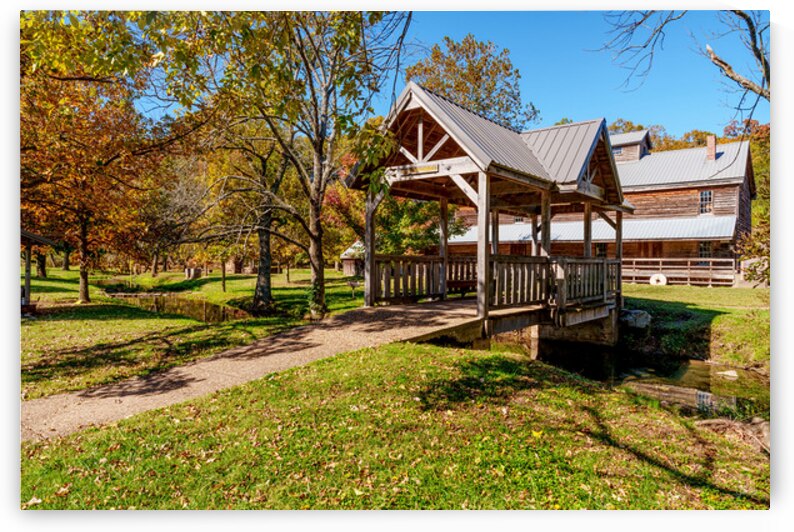 Wooden Bridge To Jolly Mill by Jennifer White