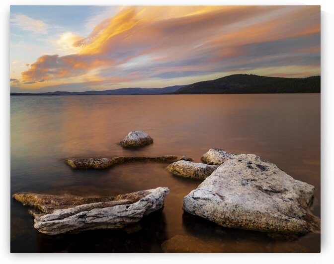Moody Pikes Point Evening - Eagle Lake - Lassen County California by Mike Lee