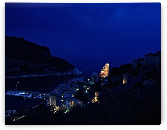 Portovenere at Night by Shadow and Form