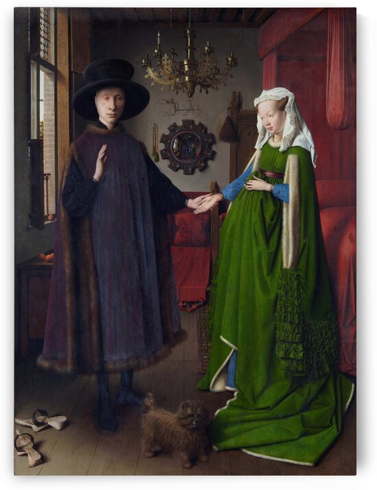 Jan van Eyck: Arnolfini Portrait HD 300ppi by Stock Photography