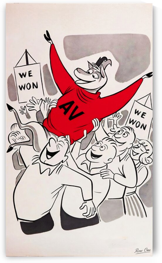 1950s Antelope Valley Andy Antelope Art by Row One Brand