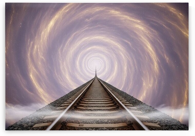Infinite Railway Ascension by Djamel ziani