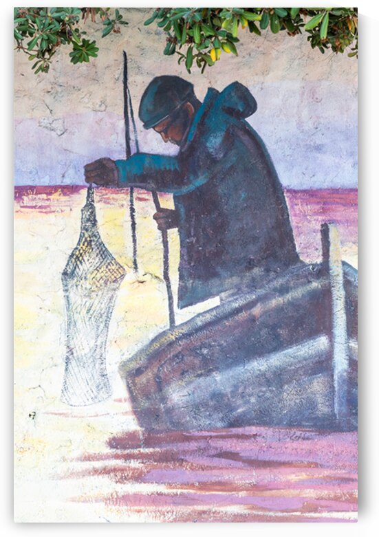 Murals on the Seaside Promenade in Cervo Italy by Paolo Modena